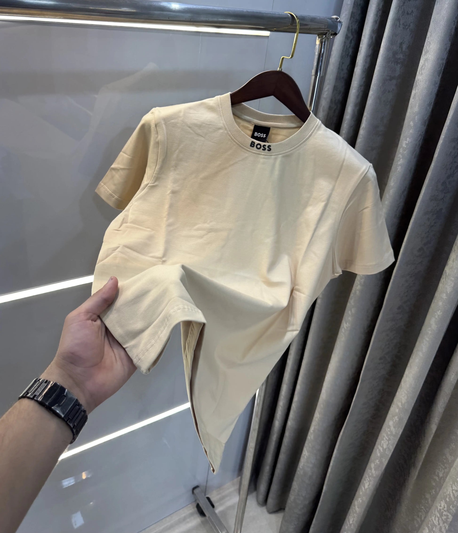 Hugo Boss Beige Imported T-Shirt