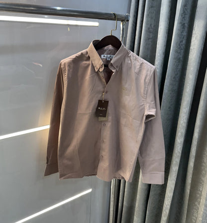 Loro Piana Milange Embroidery Logo Premium Shirt