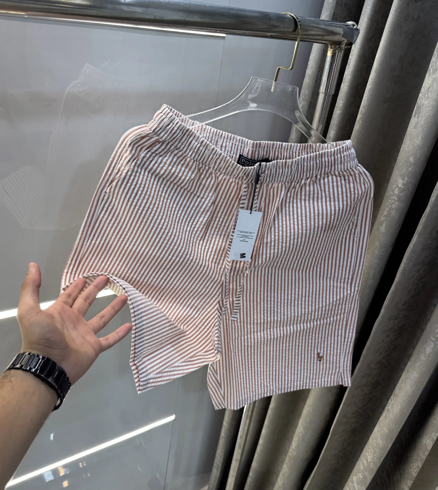 Ralph Lauren Milange Premium Linen Shorts