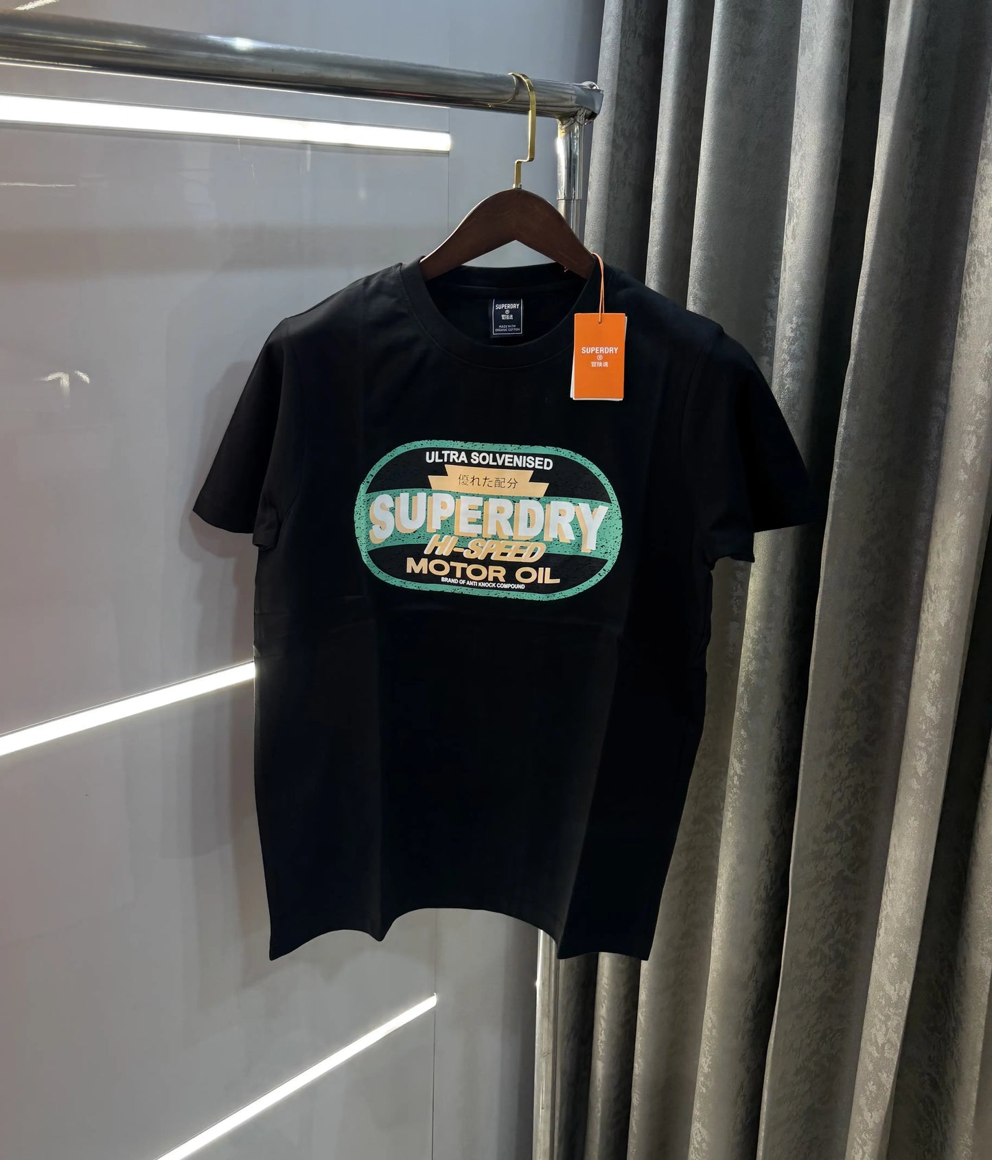 Superdry Black Logo Print Premium T-shirt