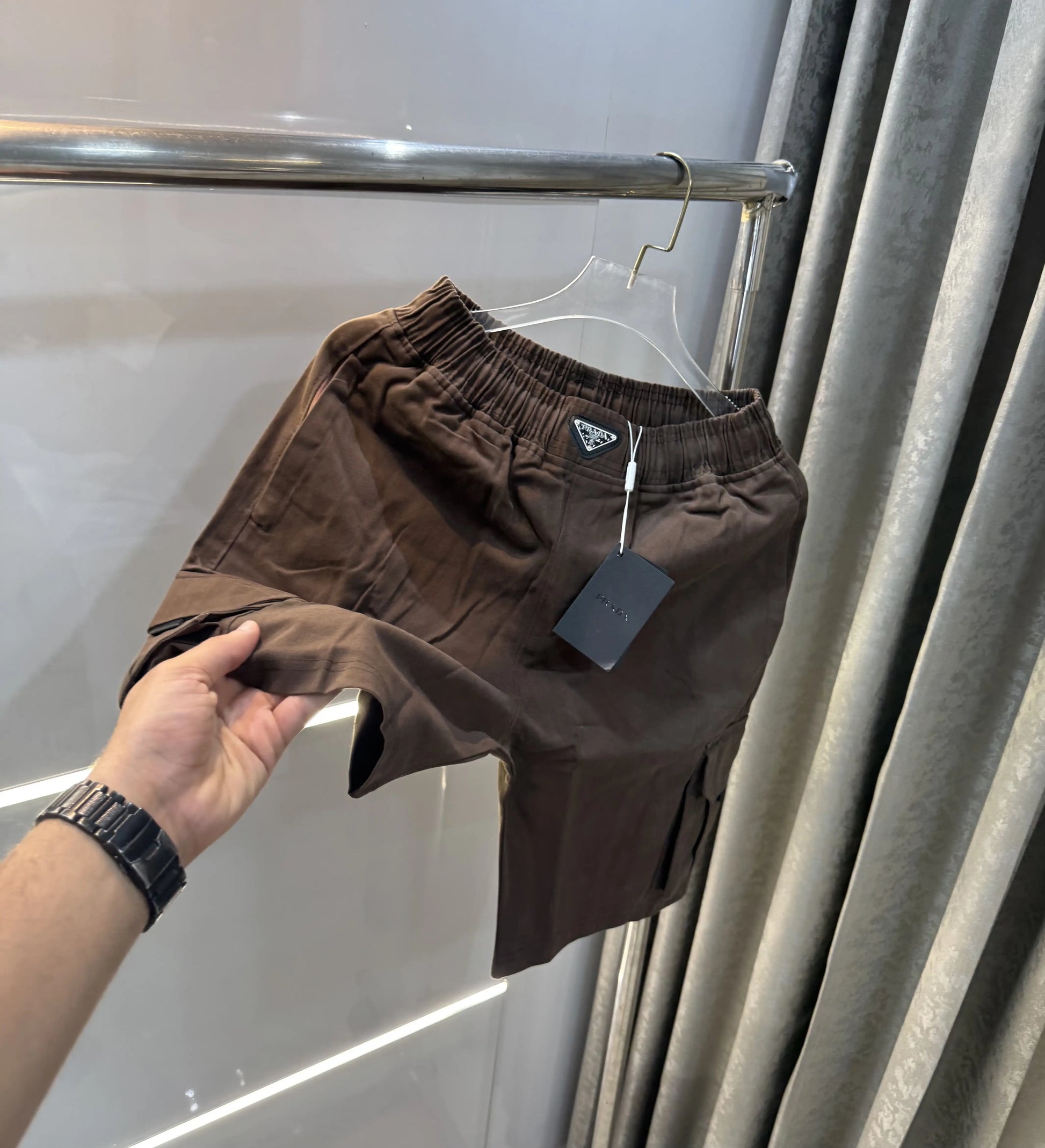 Prada Milano Brown Limited Edition Premium 🩳Shorts
