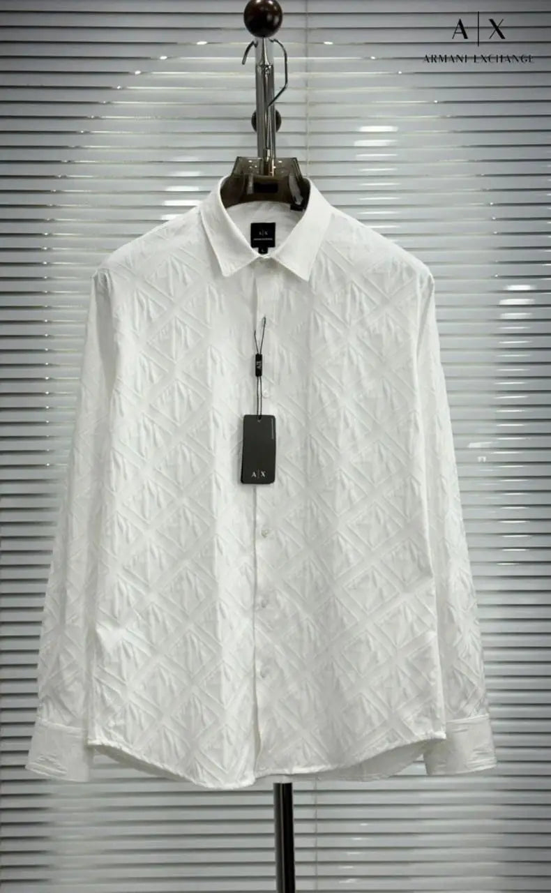 Arman i Exchange White Luxury Shirt With Premium Box Packing