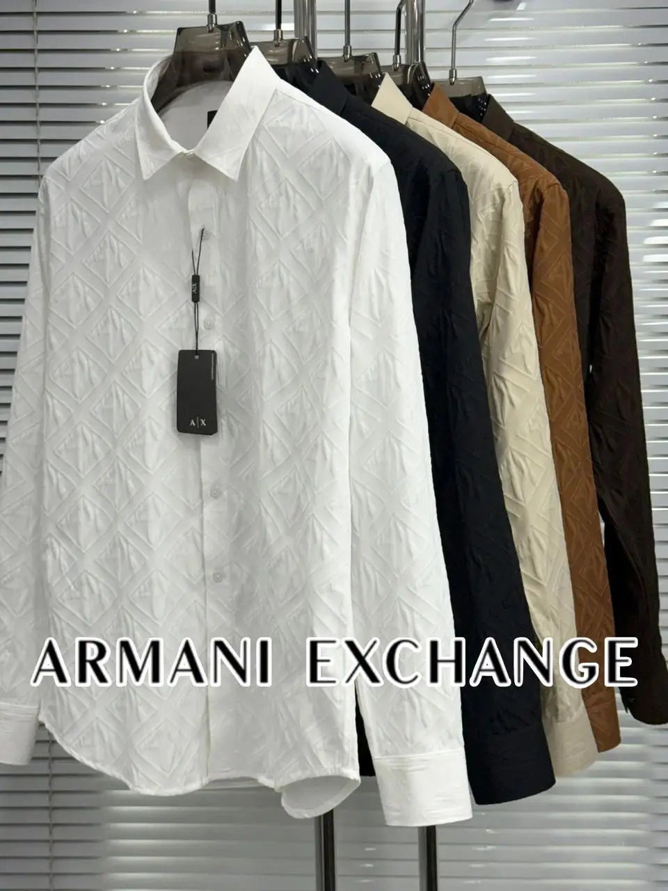 Arman i Exchange White Luxury Shirt With Premium Box Packing