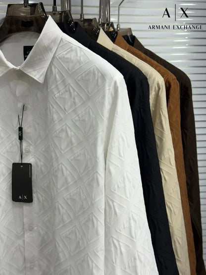 Arman i Exchange White Luxury Shirt With Premium Box Packing
