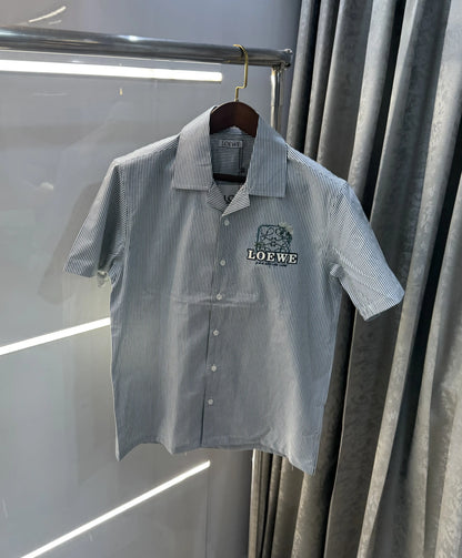 Loewe Dark Green Logo Work Premium Shirt