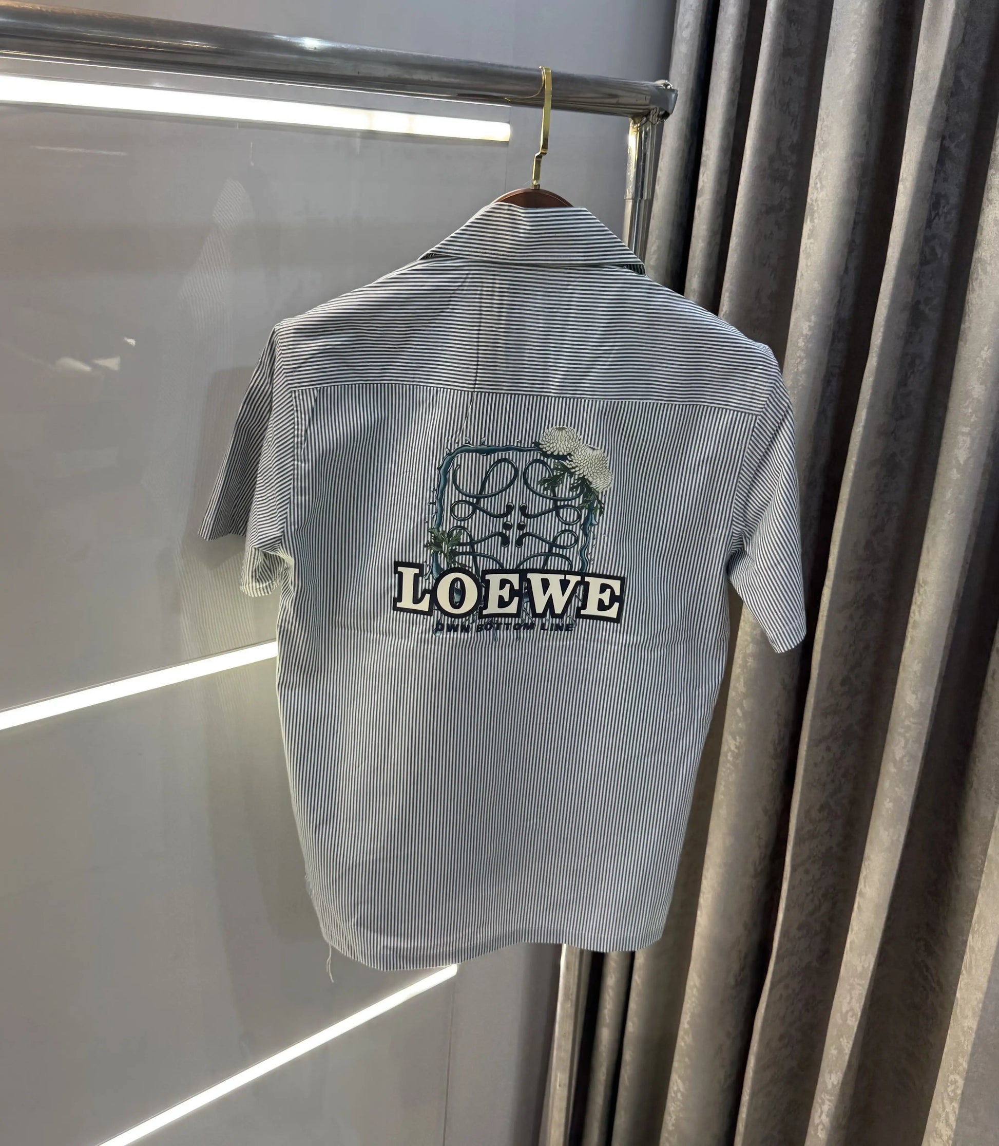 Loewe Dark Green Logo Work Premium Shirt
