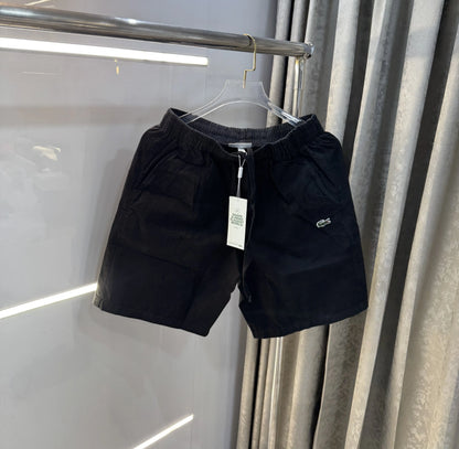 Lacoste Black Embroidery Logo Premium 🩳Shorts