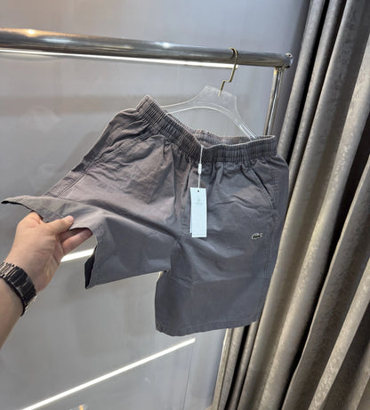 Lacoste Dark Grey Embroidery Logo Premium 🩳Shorts