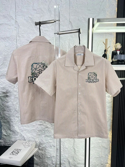 Loewe Beige Logo Work Premium Shirt