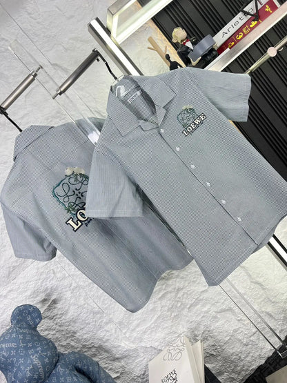 Loewe Dark Green Logo Work Premium Shirt