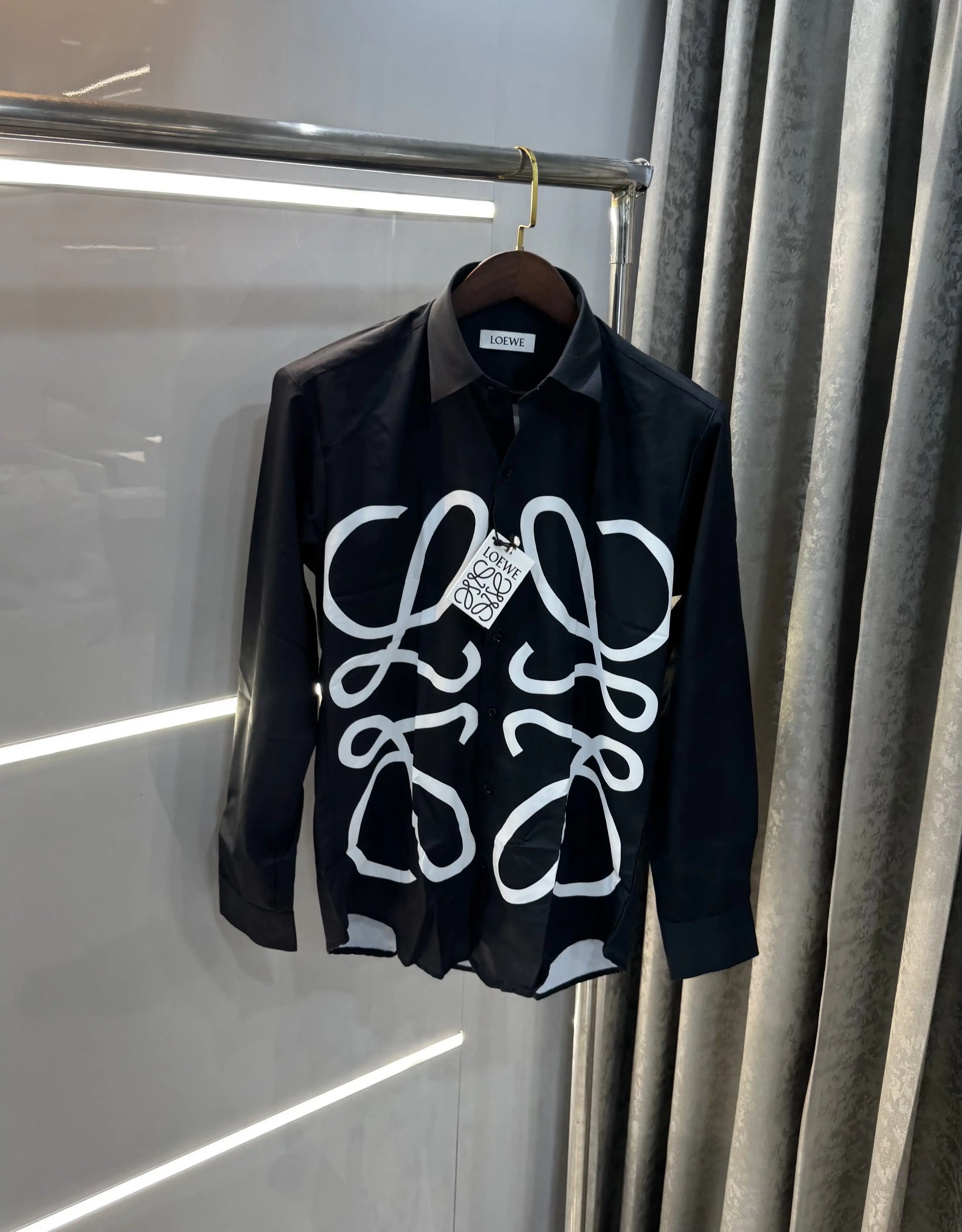 Loewe Black Designer Premium Shirt