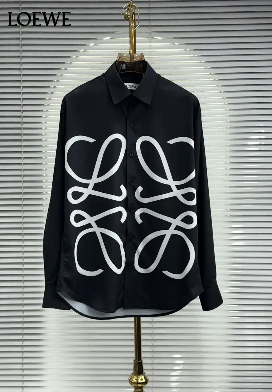 Loewe Black Designer Premium Shirt