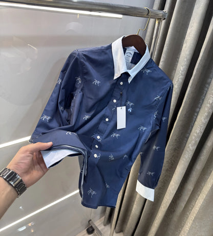 Brooks Brother Dark Blue Premium Shirt