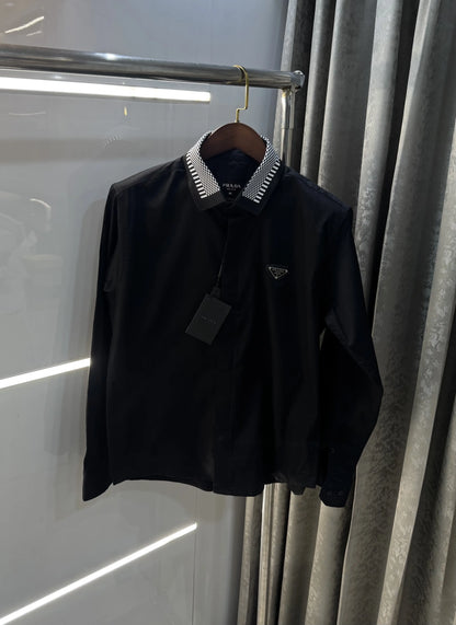 Prada Milano Black Designer Premium Shirt