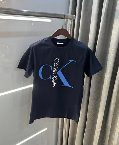 Calvin Klein Navy Blue Logo Work Premium T-Shirt