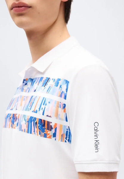 Calvin  Klein White Premium Polo T-Shirt