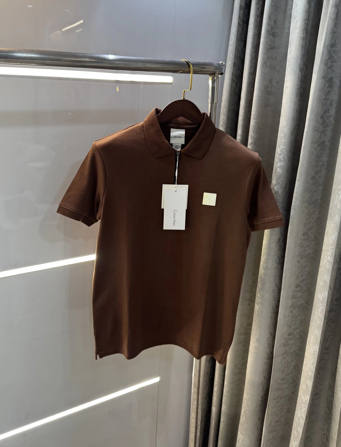 Calvin  Klein Brown Premium Polo T-Shirt