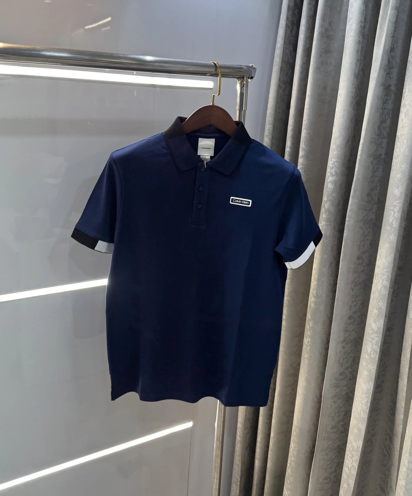 Calvin  Klein Petrol Blue Premium Polo T-Shirt