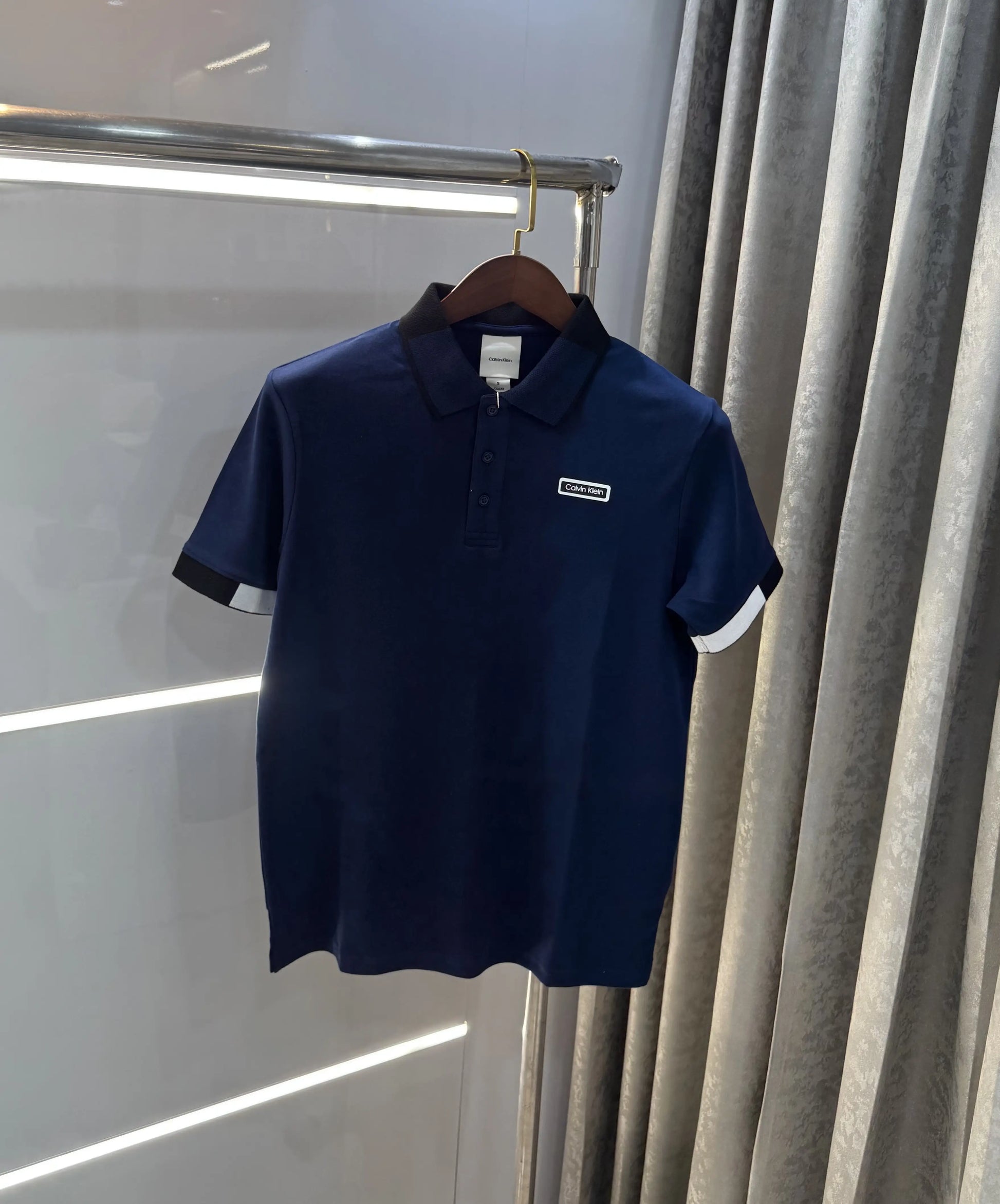 Calvin  Klein Petrol Blue Premium Polo T-Shirt
