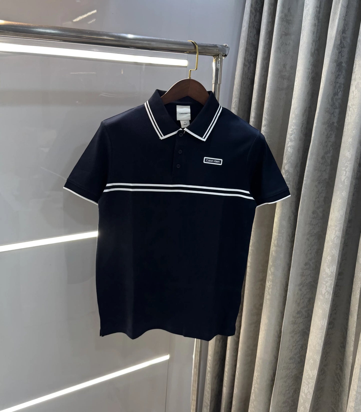Calvin  Klein Navy Blue Premium Polo T-Shirt