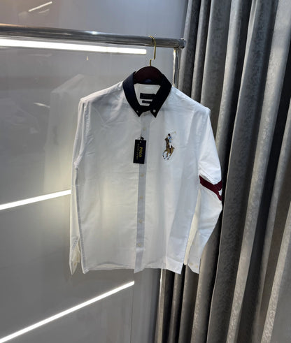 Ralph  Lauren White Premium Classic Shirt