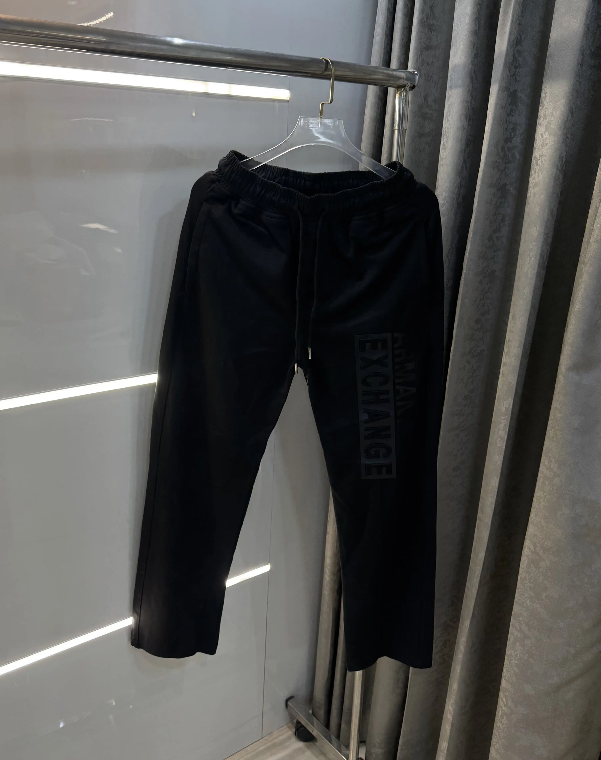 Armani Exchange Black Premium Trackpant