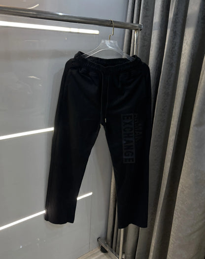 Armani Exchange Black Premium Trackpant