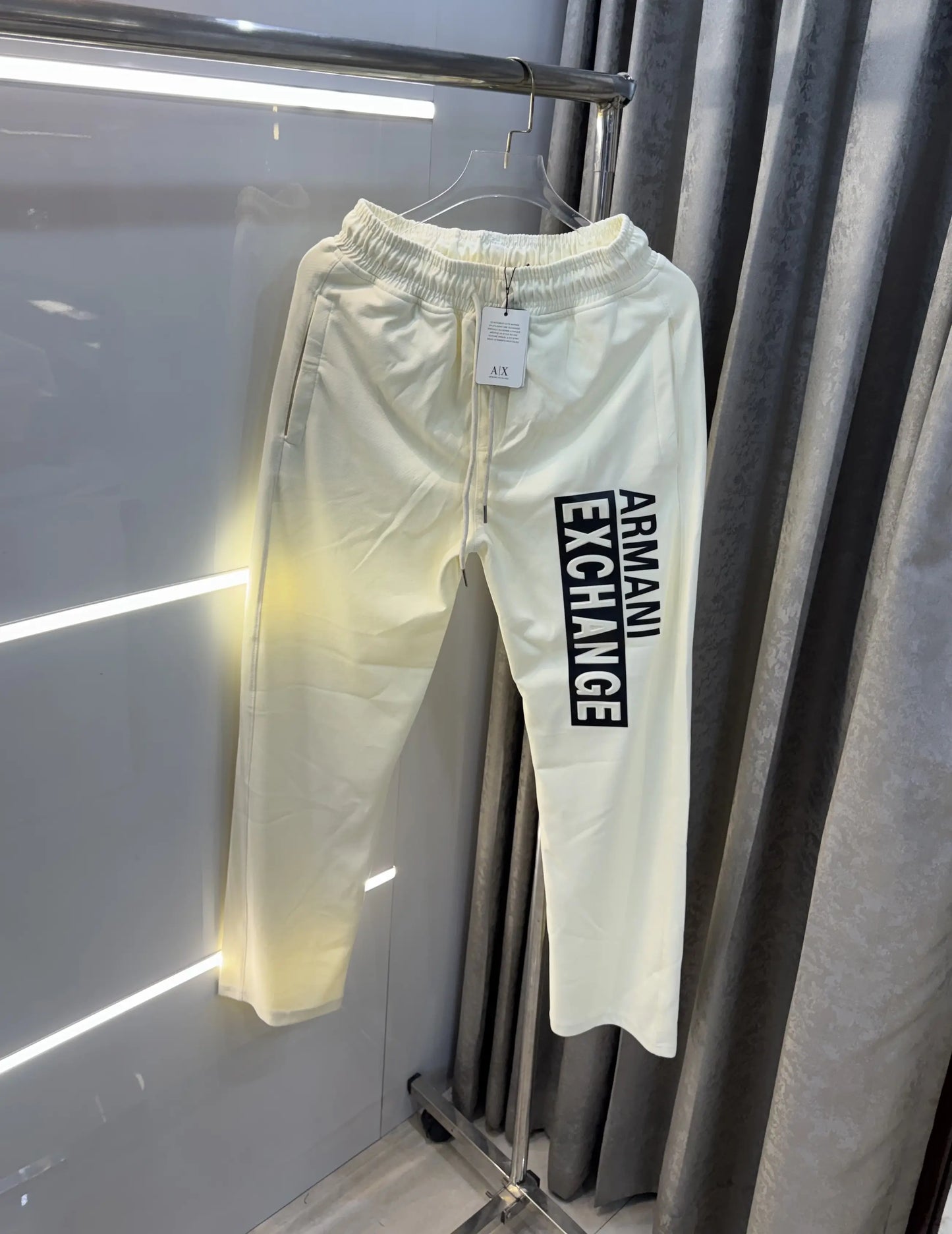 Armani Exchange Cream Premium Trackpant