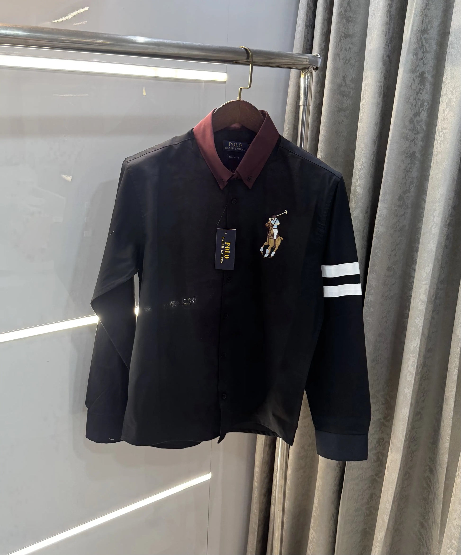 Ralph  Lauren Black Premium Classic Shirt
