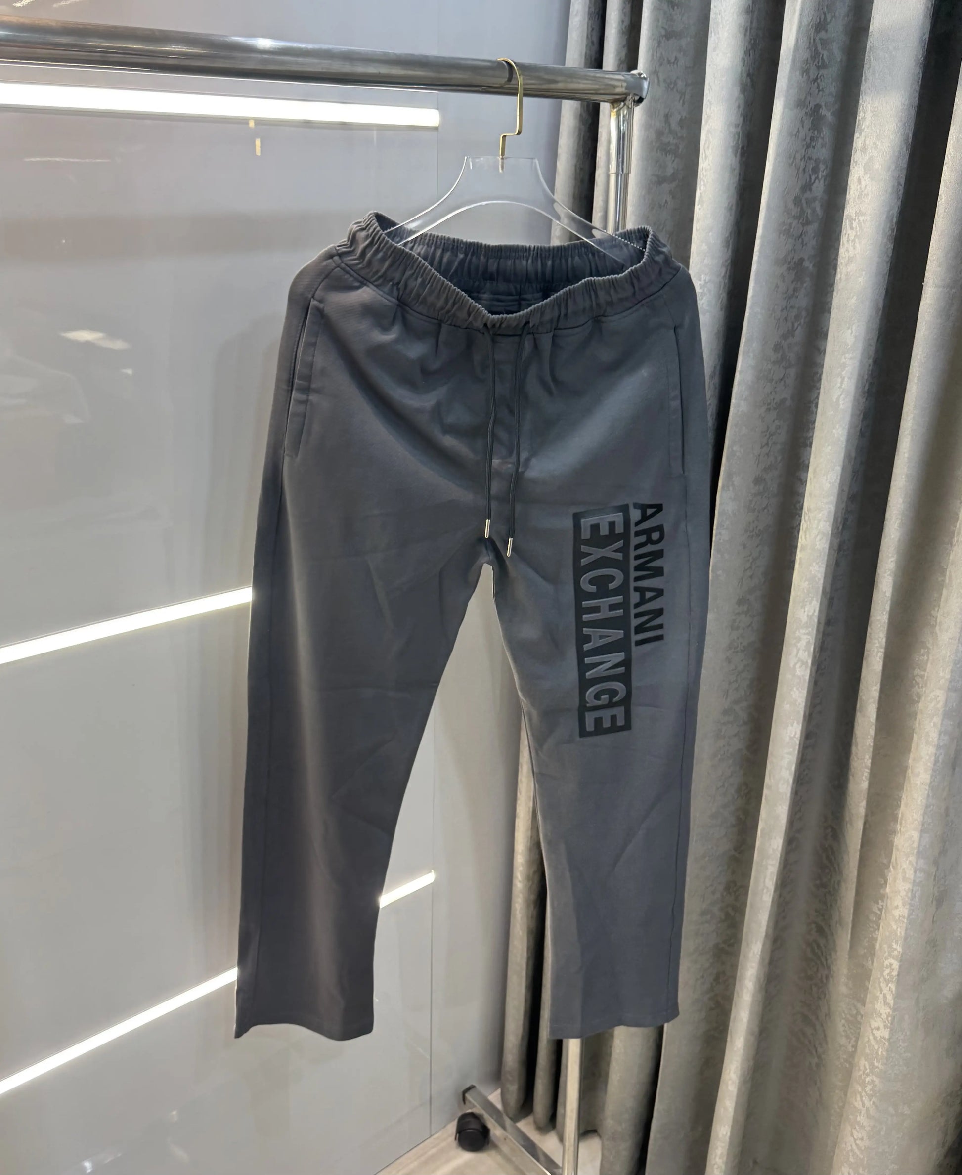 Armani Exchange Grey Premium Trackpant
