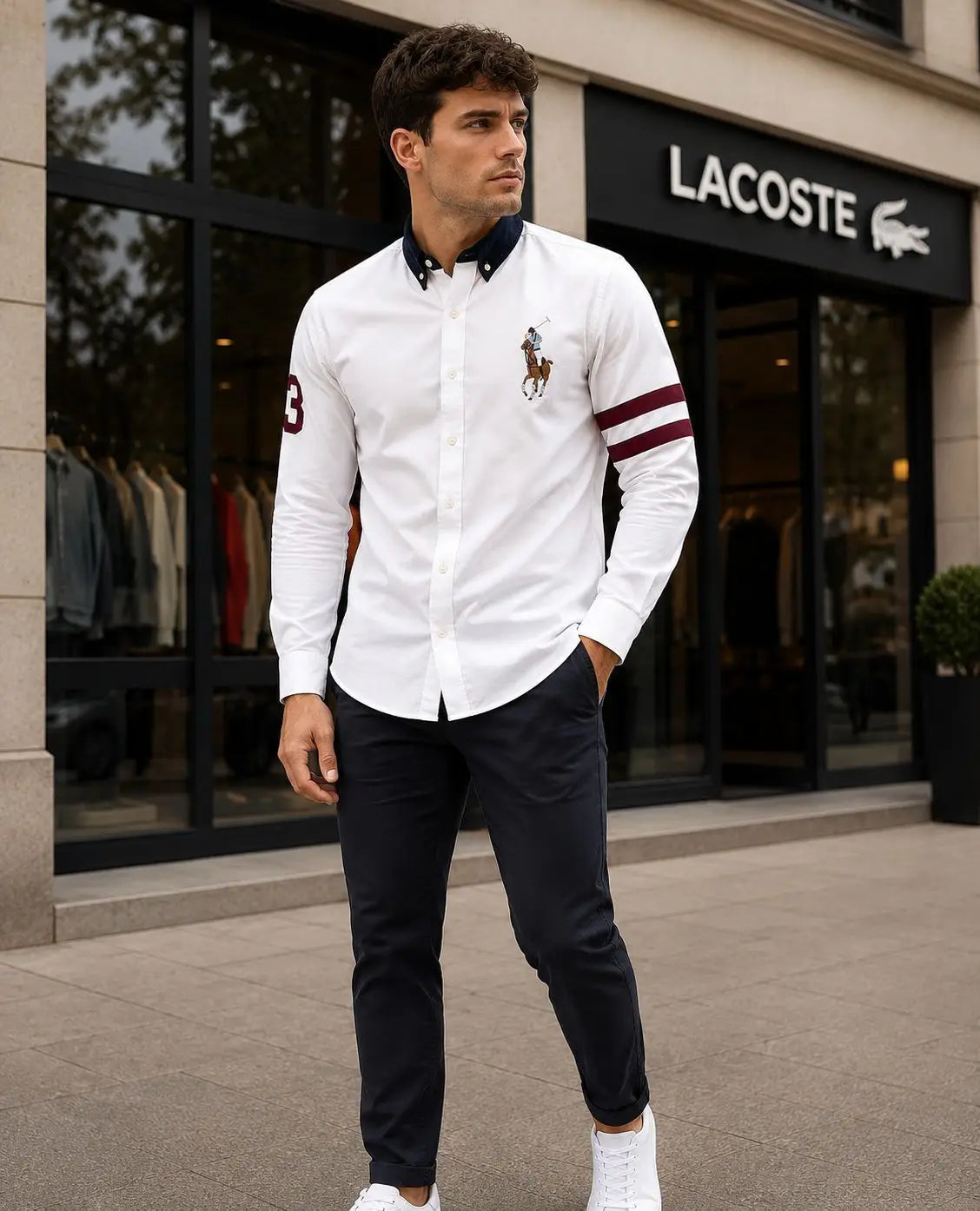 Ralph  Lauren White Premium Classic Shirt
