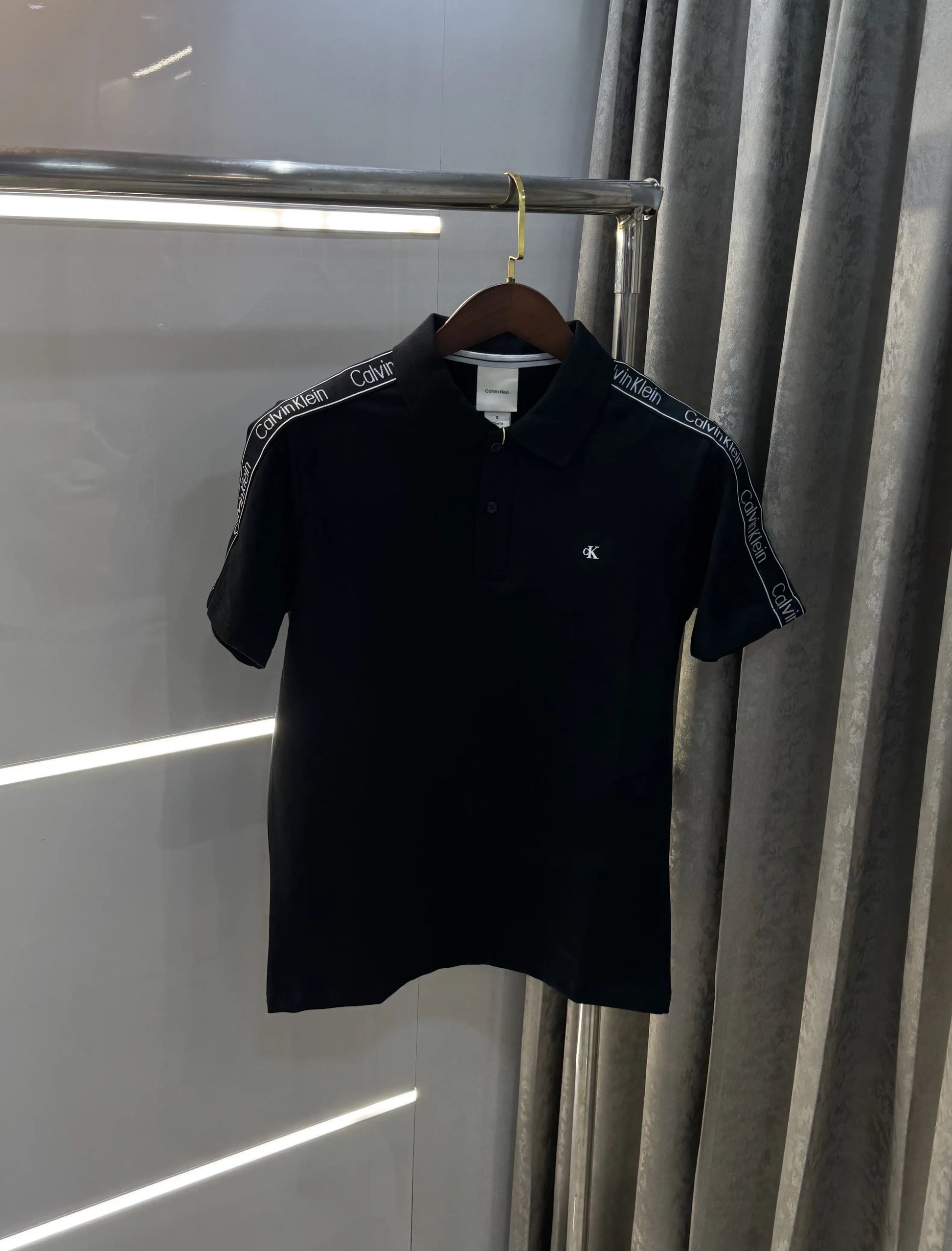 Calvin  Klein Black Premium Polo T-Shirt