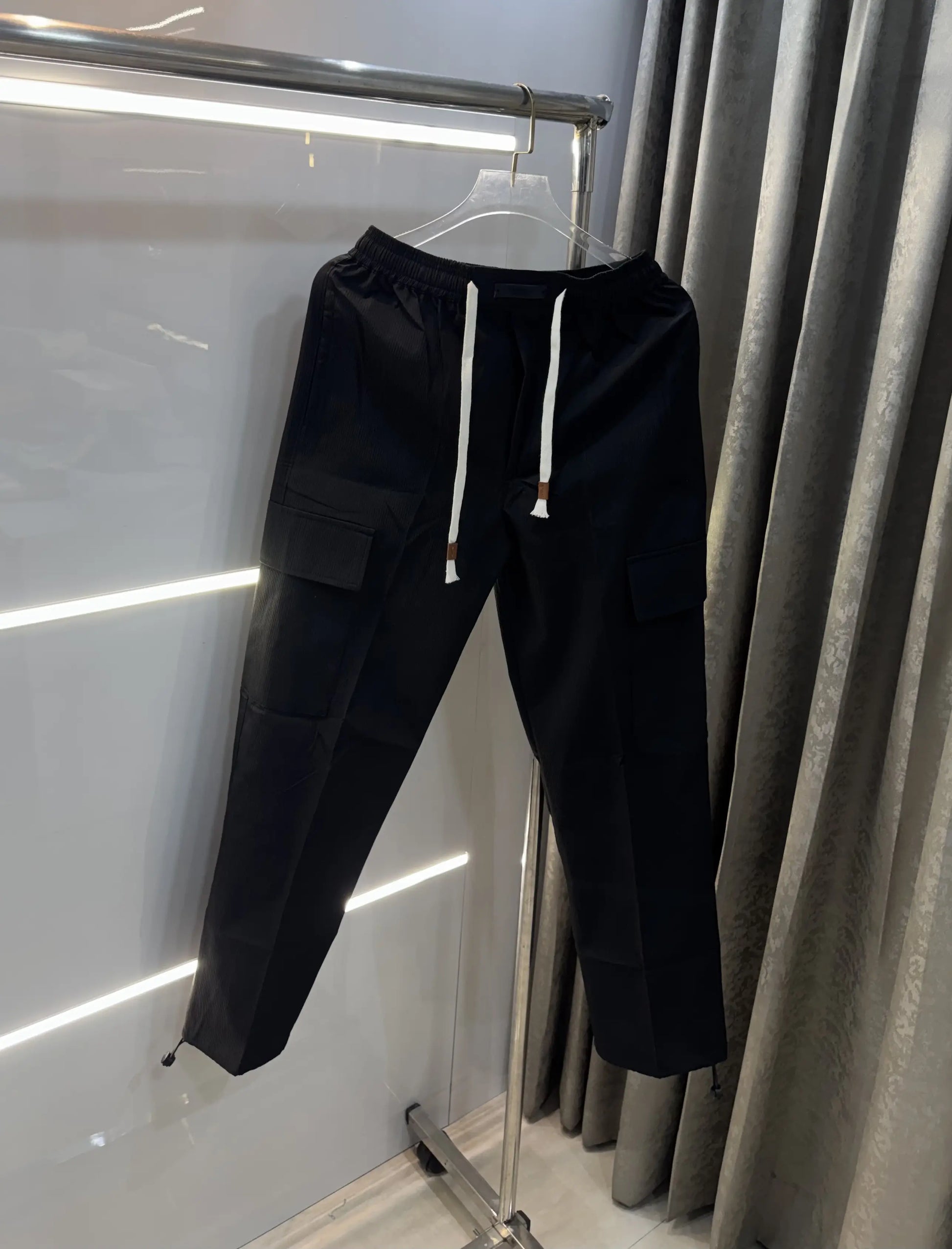 Essential Fear Of God Black Imported Premium Trackpant