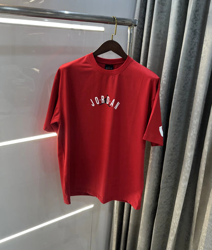 Air Jordan Red Back Print Imported Oversized T-Shirt