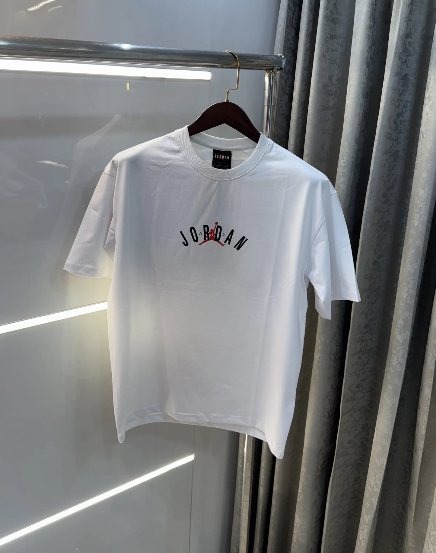 Air Jordan White Back Print Imported Oversized T-Shirt