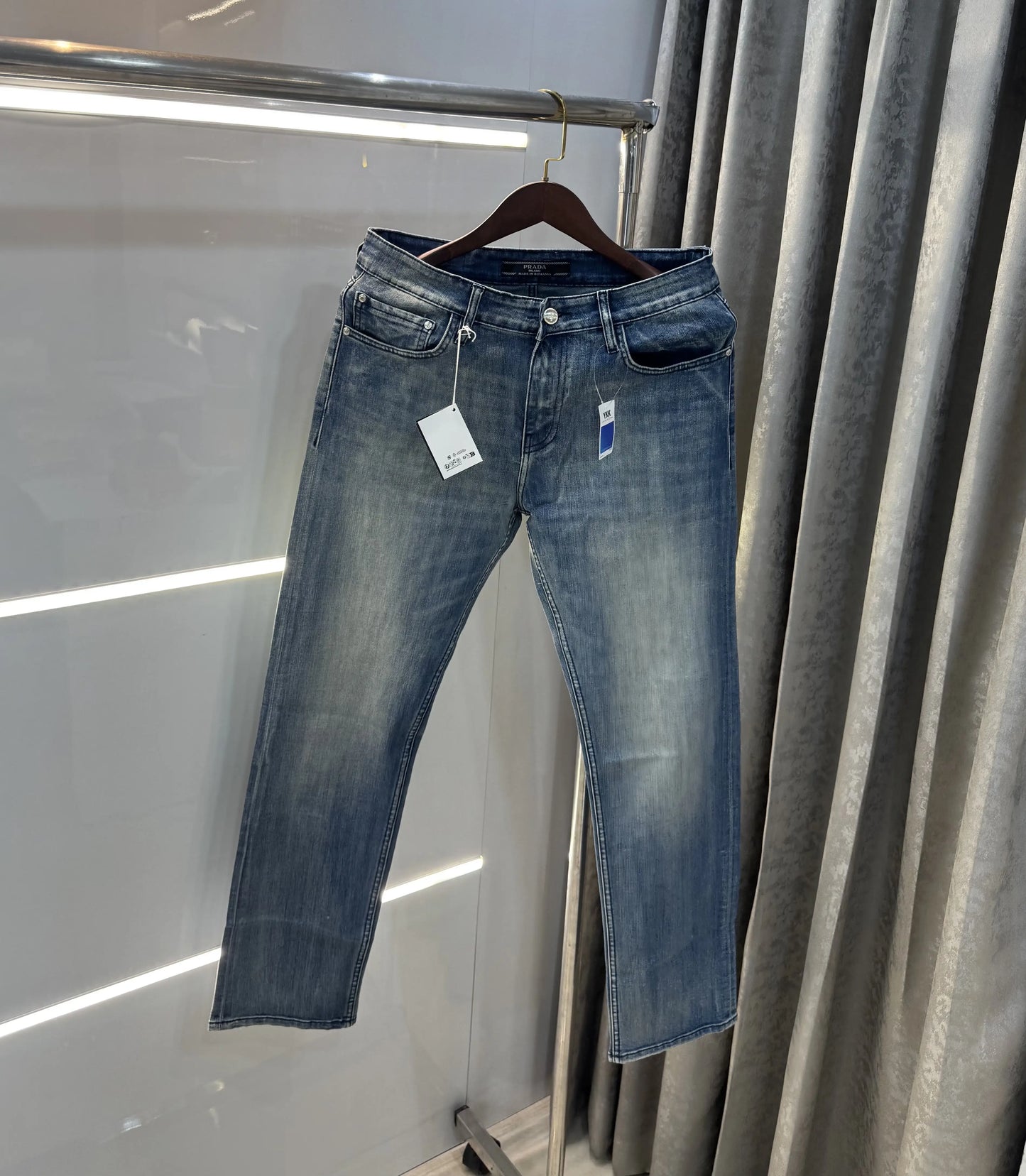 Prad a Milano Greenish Imported Premium Denim