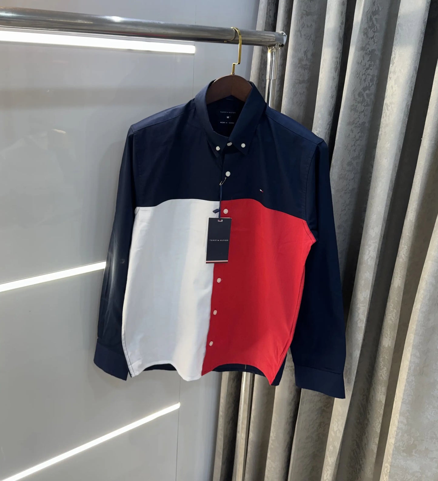 Tommy Hilfiger Navy Blue Classic Premium Shirt
