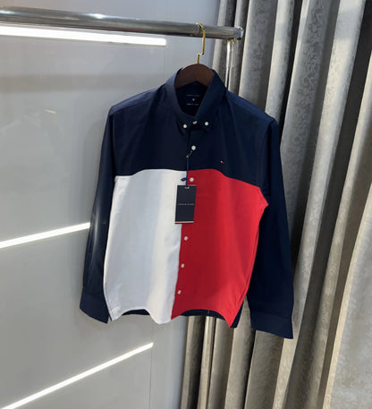 Tommy Hilfiger Navy Blue Classic Premium Shirt