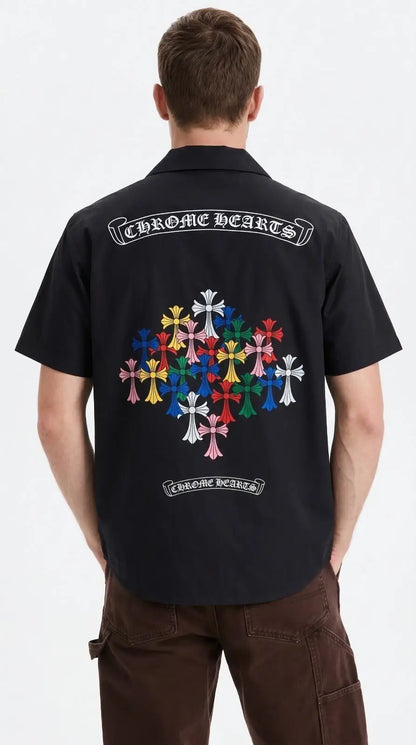 Chrome Hearts Black Designer Premium Shirt