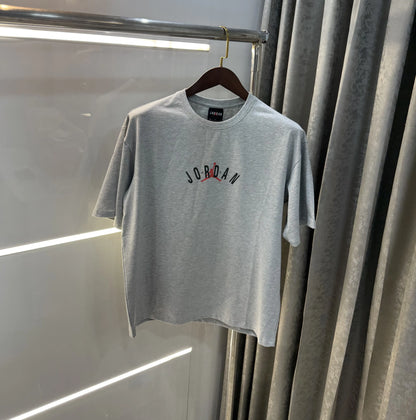 Air Jordan Grey Back Print Imported Oversized T-Shirt