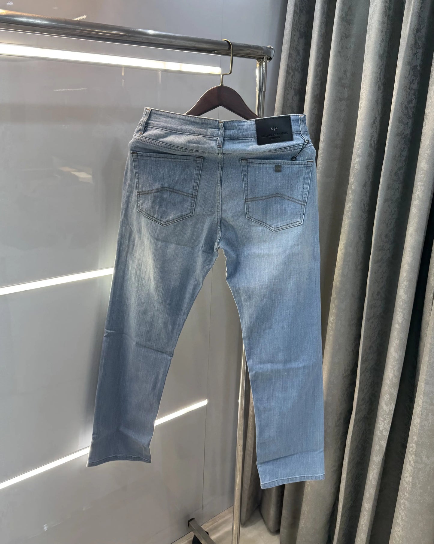 Armani  Exchange Sky Blue Imported Premium Denim