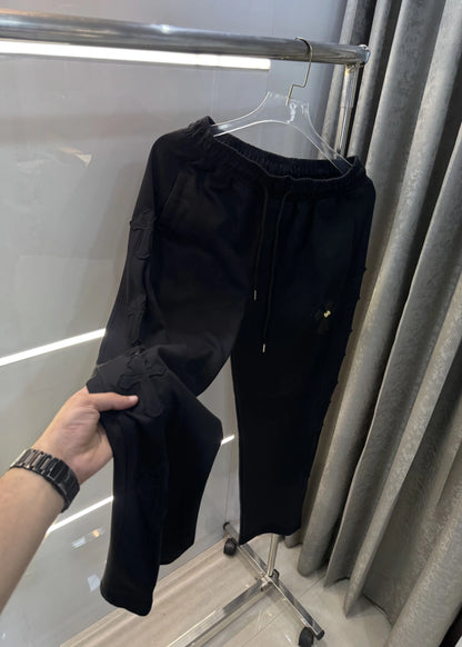 Chrome Hearts Black Logo Work Premium Trackpant
