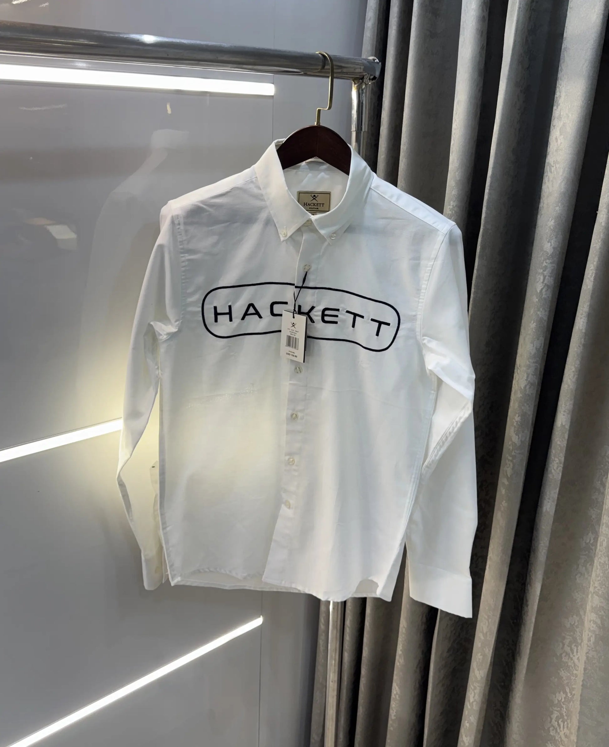 Hacket London i White Logo Work Premium Shirt