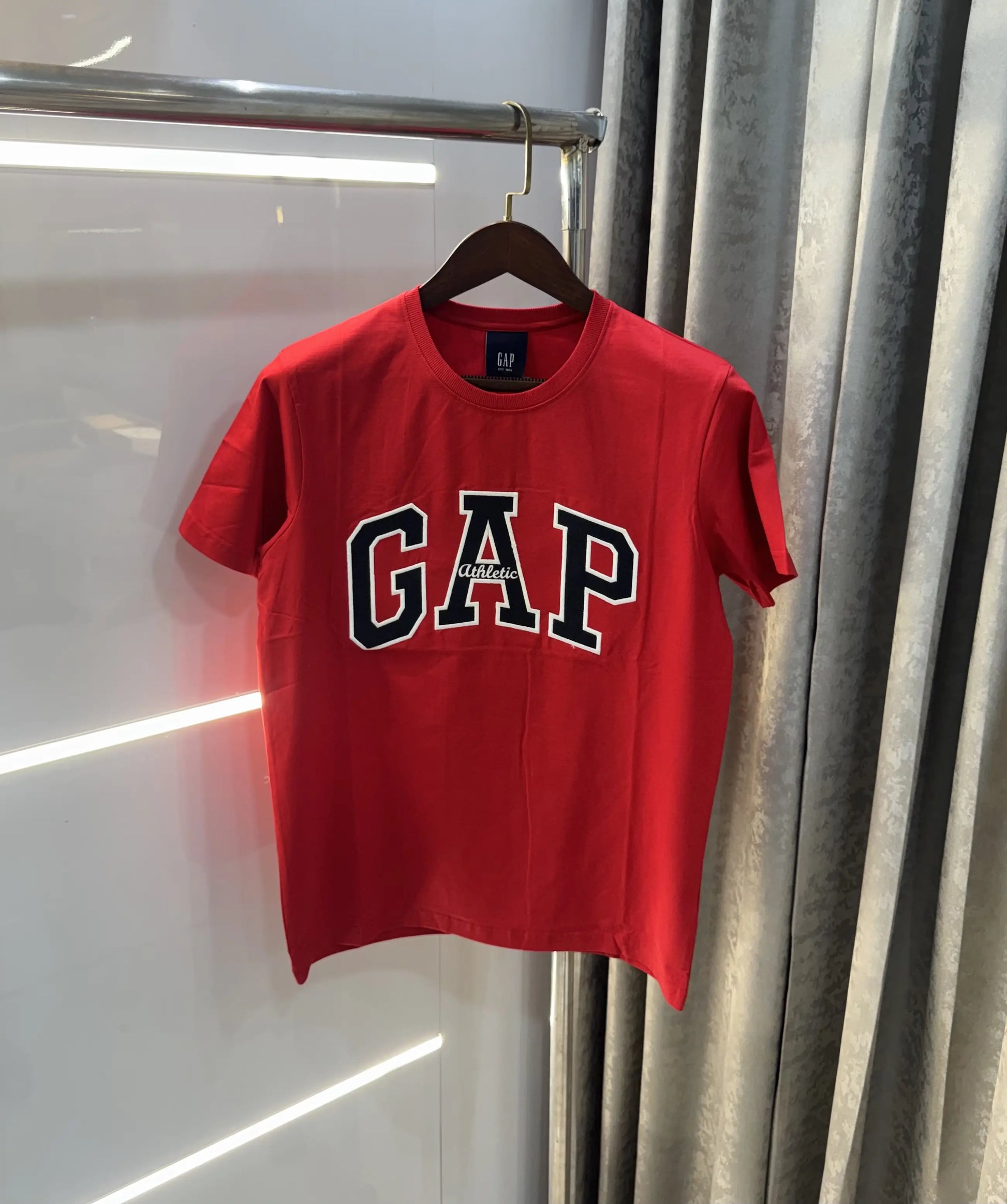 Gap Red Embroidery Logo Premium T-Shirt