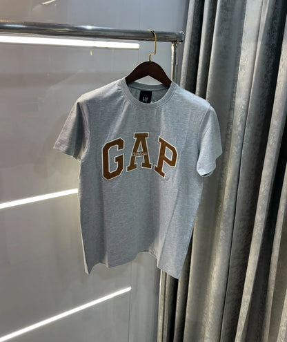 Gap Grey Embroidery Logo Premium T-Shirt