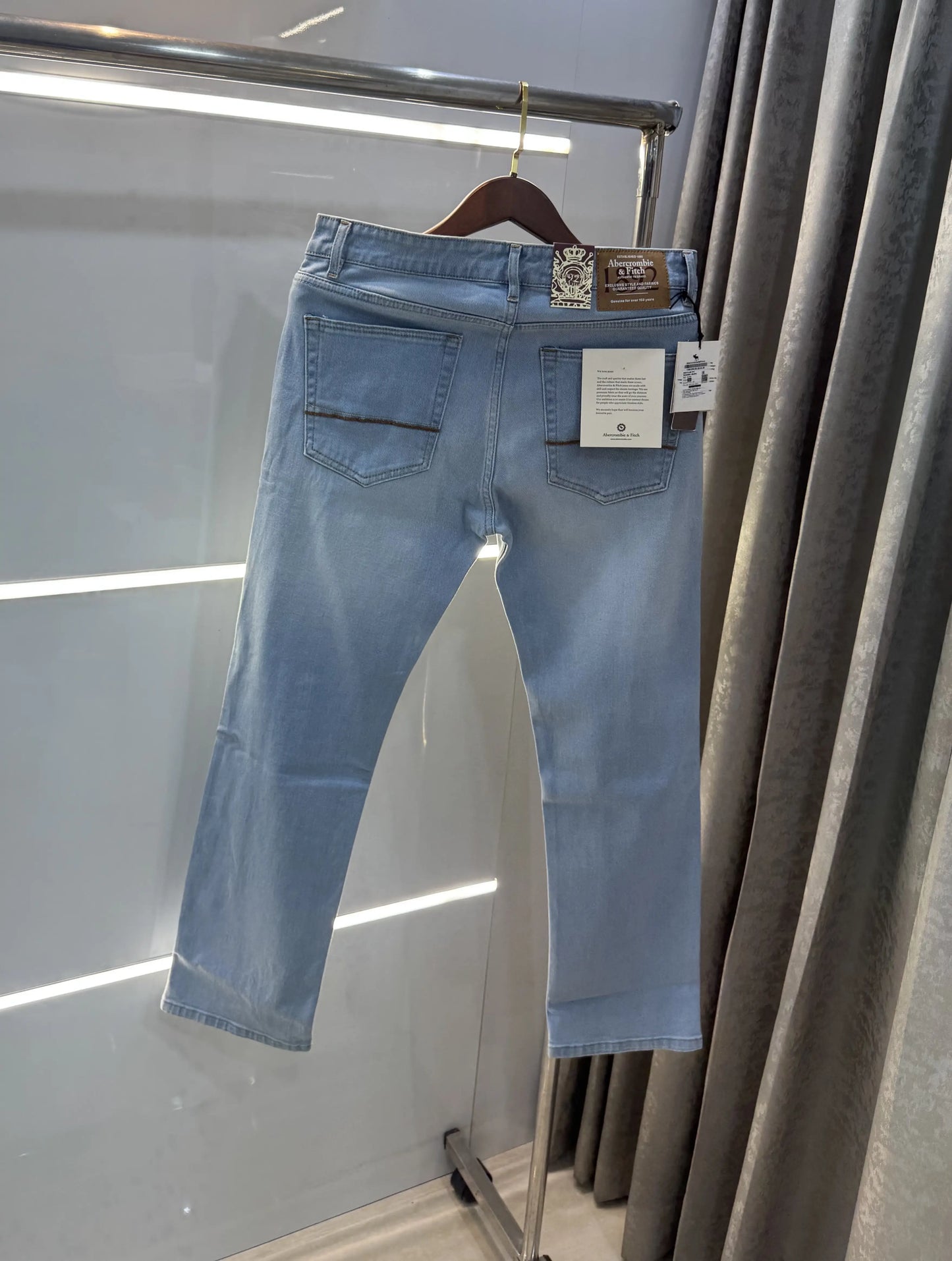 Abercombie &Fitch Sky Blue Imported Premium Denim