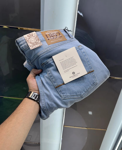 Abercombie &Fitch Sky Blue Imported Premium Denim