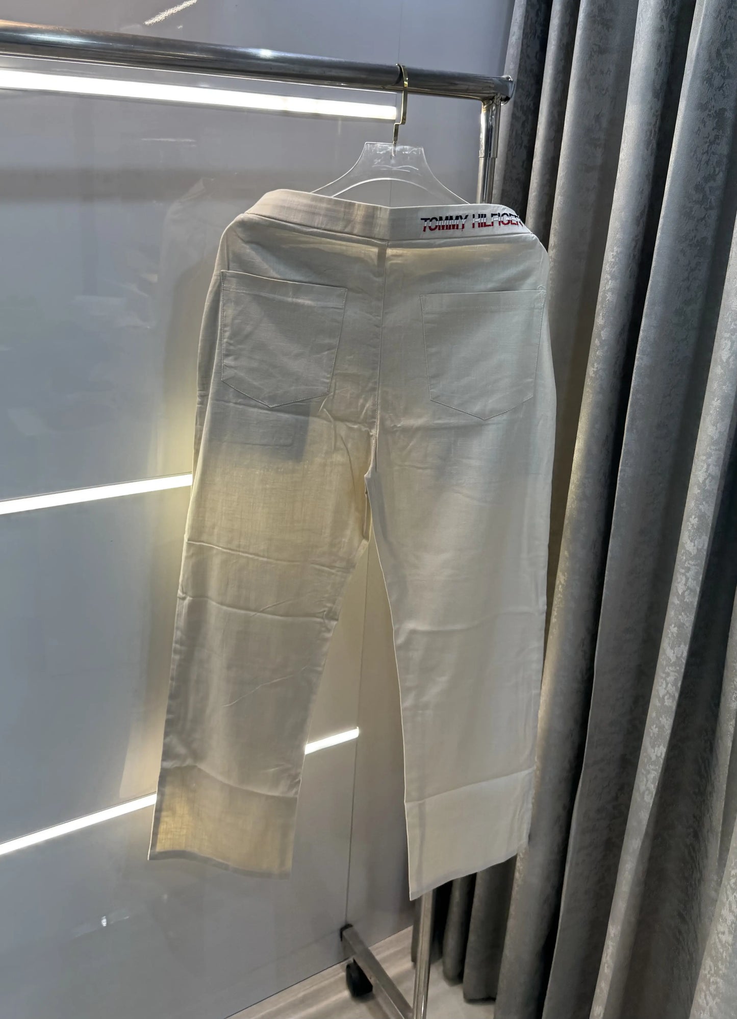 Tommy  Hilfiger Cream Premium Classic Trouser