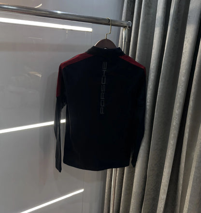 Hugo  Boss Black Logo Work Premium Full Sleeve Polo T-Shirt