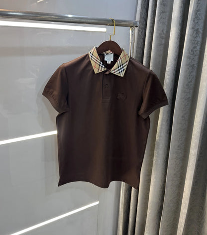 Burberr y Brown Imported Polo T-Shirt